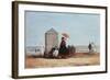 On the Beach at Trouville; Sur La Plage De Trouville, 1865-Eug?ne Boudin-Framed Giclee Print