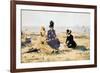 On the Beach at Trouville-Eug?ne Boudin-Framed Premium Giclee Print