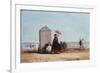 On the Beach at Trouville-Eug?ne Boudin-Framed Giclee Print