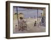 On the beach at Viareggio. 1929-Philipp Klein-Framed Giclee Print