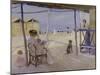 On the beach at Viareggio. 1929-Philipp Klein-Mounted Giclee Print