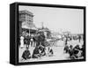 On the Beach, Atlantic City, N.J.-null-Framed Stretched Canvas