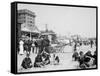 On the Beach, Atlantic City, N.J.-null-Framed Stretched Canvas