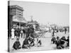 On the Beach, Atlantic City, N.J.-null-Stretched Canvas