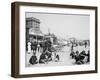 On the Beach, Atlantic City, N.J.-null-Framed Photo