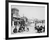 On the Beach, Atlantic City, N.J.-null-Framed Photo