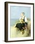 On the Beach by Hermann Seeger-Hermann Seeger-Framed Giclee Print