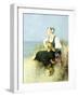 On the Beach by Hermann Seeger-Hermann Seeger-Framed Giclee Print