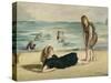 On the Beach, c.1868-Edouard Manet-Stretched Canvas