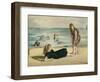 On the Beach, c.1868-Edouard Manet-Framed Giclee Print