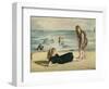 On the Beach, c.1868-Edouard Manet-Framed Giclee Print