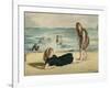 On the Beach, c.1868-Edouard Manet-Framed Giclee Print