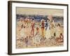 On the Beach, C.1920-23-Maurice Brazil Prendergast-Framed Giclee Print