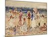 On the Beach, C.1920-23-Maurice Brazil Prendergast-Mounted Giclee Print