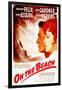 On the Beach, from Left: Gregory Peck, Ava Gardner, on French Poster Art, 1959-null-Framed Art Print