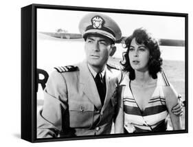 On the Beach, Gregory Peck, Ava Gardner, 1959-null-Framed Stretched Canvas