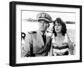 On the Beach, Gregory Peck, Ava Gardner, 1959-null-Framed Photo