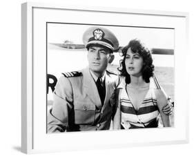 On the Beach, Gregory Peck, Ava Gardner, 1959-null-Framed Photo