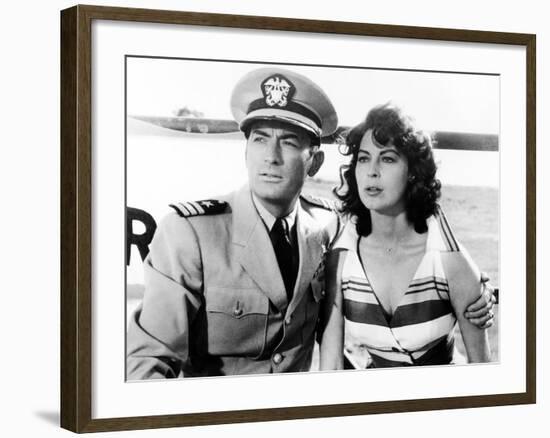 On the Beach, Gregory Peck, Ava Gardner, 1959-null-Framed Photo