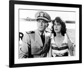 On the Beach, Gregory Peck, Ava Gardner, 1959-null-Framed Photo