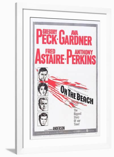 On the Beach, Gregory Peck, Ava Gardner, Fred Astaire, Anthony Perkins, 1959-null-Framed Art Print