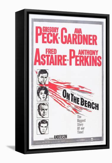 On the Beach, Gregory Peck, Ava Gardner, Fred Astaire, Anthony Perkins, 1959-null-Framed Stretched Canvas