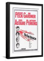 On the Beach, Gregory Peck, Ava Gardner, Fred Astaire, Anthony Perkins, 1959-null-Framed Art Print