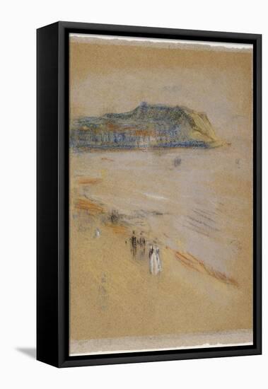 On the Beach, Hastings-James Abbott McNeill Whistler-Framed Stretched Canvas