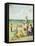 On the Beach in Normandy-Maximilien Luce-Framed Stretched Canvas