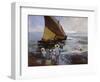 On the Beach, Valencia-Joaquín Sorolla y Bastida-Framed Premium Giclee Print