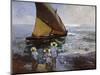 On the Beach, Valencia-Joaquín Sorolla y Bastida-Mounted Premium Giclee Print