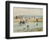 On the Beach, Whitley Bay-John Atkinson-Framed Giclee Print