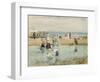 On the Beach, Whitley Bay-John Atkinson-Framed Giclee Print