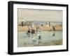 On the Beach, Whitley Bay-John Atkinson-Framed Giclee Print