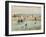 On the Beach, Whitley Bay-John Atkinson-Framed Giclee Print