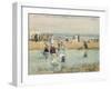 On the Beach, Whitley Bay-John Atkinson-Framed Giclee Print