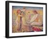 On the Beach with a Red Hat-Maurice Denis-Framed Giclee Print