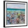 On the Beach-Libby Smart-Framed Art Print