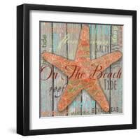 On the Beach-Bee Sturgis-Framed Art Print