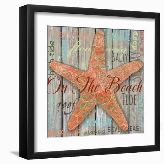 On the Beach-Bee Sturgis-Framed Art Print