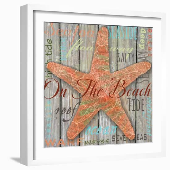 On the Beach-Bee Sturgis-Framed Art Print