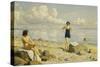 On the Beach-Paul Fischer-Stretched Canvas