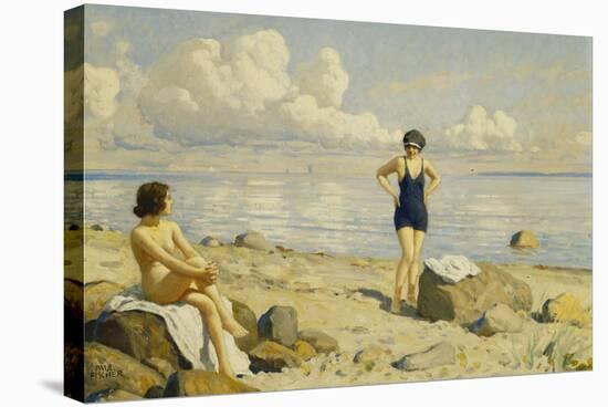 On the Beach-Paul Fischer-Stretched Canvas