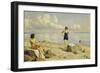 On the Beach-Paul Fischer-Framed Giclee Print