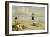 On the Beach-Paul Fischer-Framed Premium Giclee Print