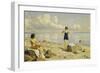 On the Beach-Paul Fischer-Framed Premium Giclee Print