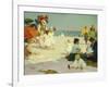 On the Beach-Edward Henry Potthast-Framed Giclee Print