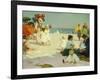 On the Beach-Edward Henry Potthast-Framed Giclee Print