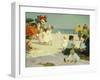 On the Beach-Edward Henry Potthast-Framed Giclee Print