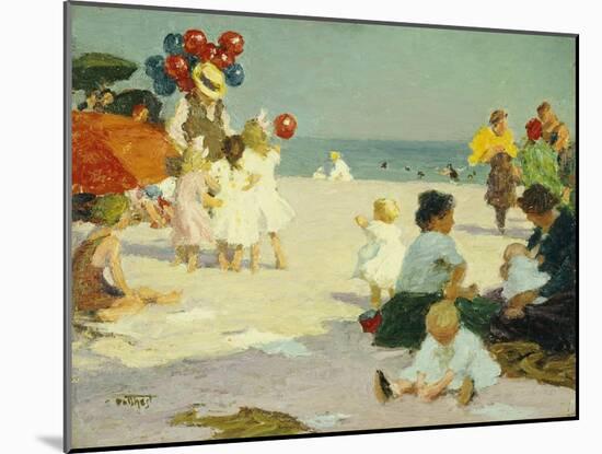 On the Beach-Edward Henry Potthast-Mounted Giclee Print